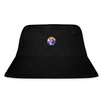 Australian Spotted Mist Cat Watercolor Cartoon Pet - Stanley/Stella Recycled Bucket Hat - black - Front
