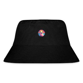 Birman-Katzenrasse-Aquarell-Cartoon-Kawaii-Haustier - Stanley/Stella recycelter Bucket Hat - Schwarz - Vorne