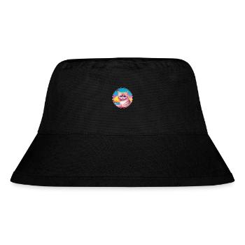 Exotische Kurzhaarkatze Aquarell Cartoon Kawaii - Stanley/Stella recycelter Bucket Hat - Schwarz - Vorne