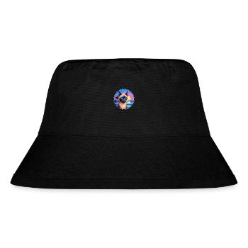 Siam Kurzhaarkatze Aquarell Cartoon Kawaii - Stanley/Stella recycelter Bucket Hat - Schwarz - Vorne