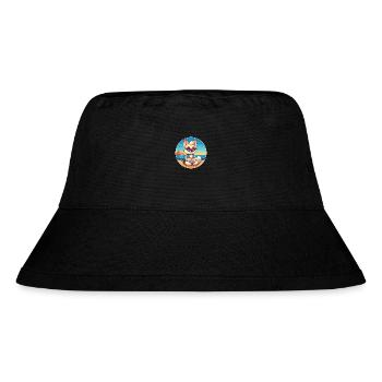 Wolf Cute Funny Cartoon Kawaii Book Beach - Stanley/Stella Recycled Bucket Hat - black - Front