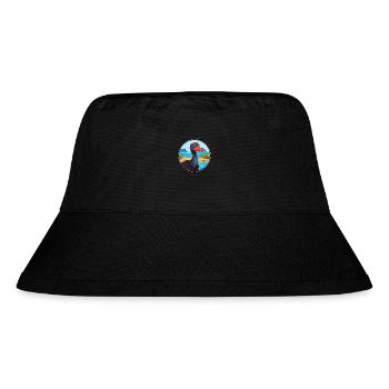Cassowary Watercolor Cartoon Kawaii Clipart Animal - Stanley/Stella Recycled Bucket Hat - black - Front