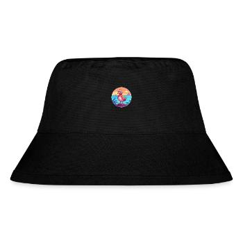 Huhn Aquarell Cartoon Kawaii Clipart Tier - Stanley/Stella recycelter Bucket Hat - Schwarz - Vorne