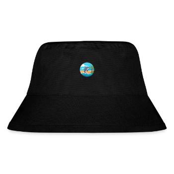 Dolphin Watercolor Cartoon Kawaii Clipart Animal - Stanley/Stella Recycled Bucket Hat - black - Front
