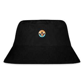 Fledermaus Aquarell Cartoon Kawaii Clipart Tier - Stanley/Stella recycelter Bucket Hat - Schwarz - Vorne
