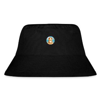 Guinea Pig Watercolor Cartoon Kawaii Clipart Pet - Stanley/Stella Recycled Bucket Hat - black - Front