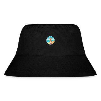 Kangaroo Watercolor Cartoon Kawaii Clipart Animal - Stanley/Stella Recycled Bucket Hat - black - Front