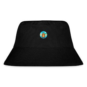 Biber Aquarell Cartoon Kawaii Clipart Tier - Stanley/Stella recycelter Bucket Hat - Schwarz - Vorne