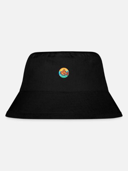 Fisch Aquarell Karikatur Kawaii Clipart Tier - Stanley/Stella recycelter Bucket Hat - Schwarz