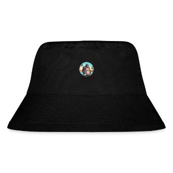 Gorilla Watercolor Cartoon Kawaii Clipart Animal - Stanley/Stella Recycled Bucket Hat - black - Front