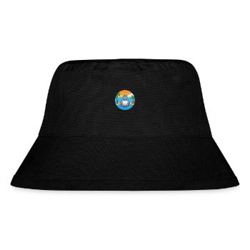 Hippo Watercolor Cartoon Kawaii Clipart Animal - Stanley/Stella Recycled Bucket Hat - black - Front