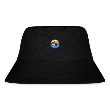 Orca Watercolor Cartoon Kawaii Clipart Animal - Stanley/Stella Recycled Bucket Hat - black - Front