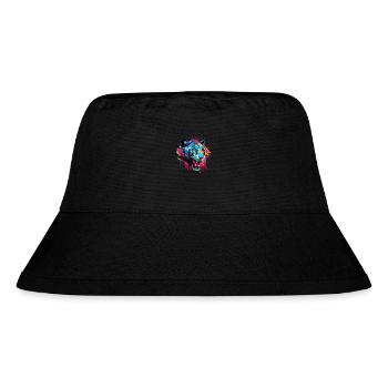 Panther Animal Freedom World Wildlife Abstract - Stanley/Stella Recycled Bucket Hat - black - Front