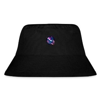 Magisches Einhorn - Stanley/Stella recycelter Bucket Hat - Schwarz - Vorne
