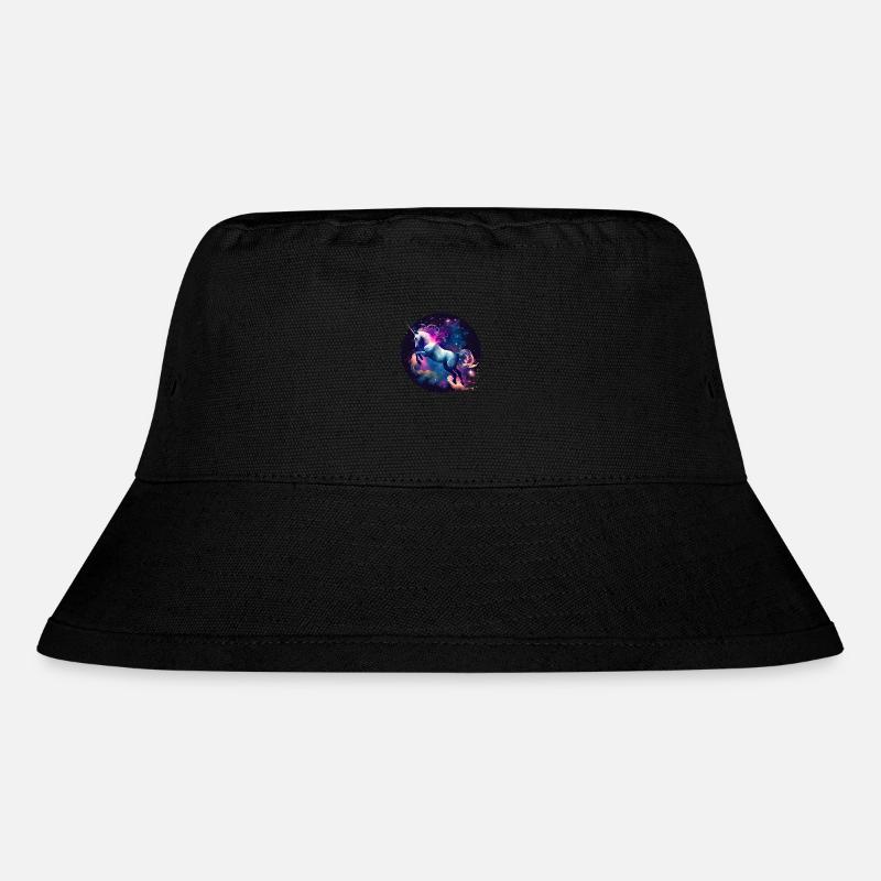 Magisches Einhorn - Stanley/Stella recycelter Bucket Hat - Schwarz