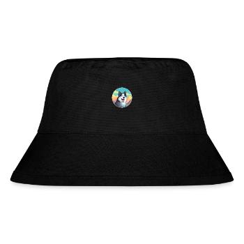 Cao Da Serra De Aires Hunderasse Cartoon Kawaii Wat - Stanley/Stella recycelter Bucket Hat - Schwarz - Vorne