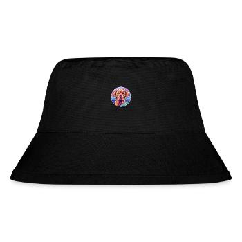 Bordeauxdogge Hunderasse Cartoon Kawaii Waterco - Stanley/Stella recycelter Bucket Hat - Schwarz - Vorne