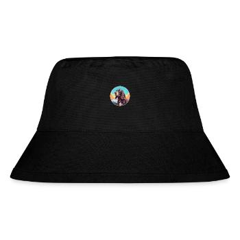 Field Spaniel Hunderasse Cartoon Kawaii Aquarell - Stanley/Stella recycelter Bucket Hat - Schwarz - Vorne