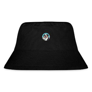 Dunker Hunderasse Cartoon Kawaii Aquarell - Stanley/Stella recycelter Bucket Hat - Schwarz - Vorne