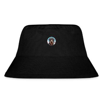 Giant Schnauzer Dog Breed Cartoon Kawaii Watercolo - Stanley/Stella Recycled Bucket Hat - black - Front