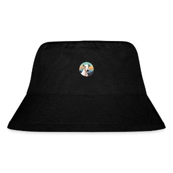 Galgo Espanol Dog Breed Cartoon Kawaii Watercolor - Stanley/Stella Recycled Bucket Hat - black - Front