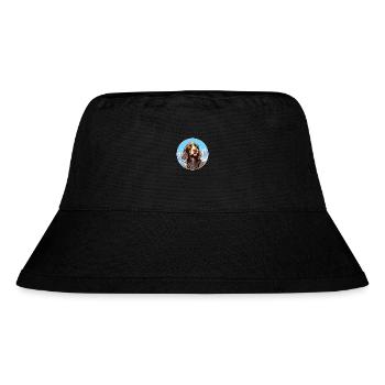 German Longhaired Pointer Dog Breed Cartoon Kawaii - Stanley/Stella Recycled Bucket Hat - black - Front