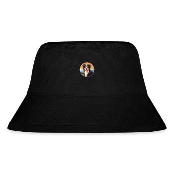 Nordamerikanischer Schäferhund Rasse Cartoon Kawaii W - Stanley/Stella recycelter Bucket Hat - Schwarz - Vorne