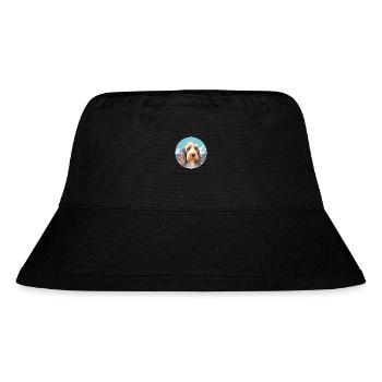 Petit Basset Griffon Vendeen Hunderasse Cartoon Kaw - Stanley/Stella recycelter Bucket Hat - Schwarz - Vorne