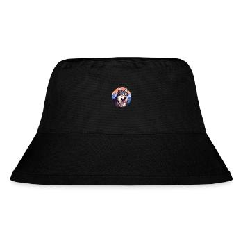 Saarloos Wolfhund Hunderasse Cartoon Kawaii Watercol - Stanley/Stella recycelter Bucket Hat - Schwarz - Vorne
