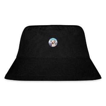 Sealyham Terrier Dog Breed Cartoon Kawaii Watercol - Stanley/Stella Recycled Bucket Hat - black - Front