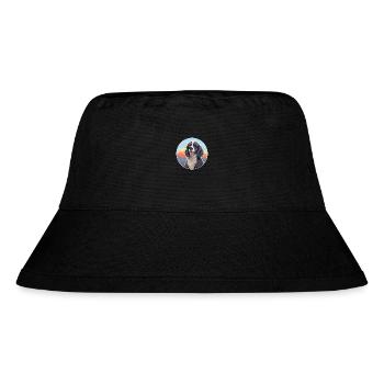 Spaniel Dog Breed Cartoon Kawaii Watercolor - Stanley/Stella Recycled Bucket Hat - black - Front