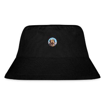 Tahltan Bear Dog Breed Cartoon Kawaii Watercolor - Stanley/Stella Recycled Bucket Hat - black - Front