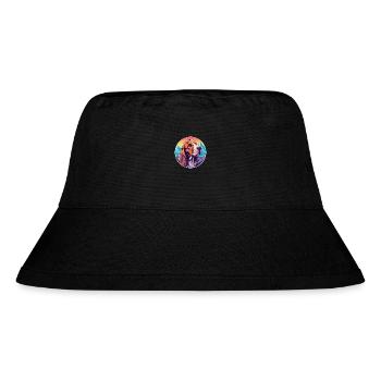 Basset Fauve de Bretagne Hunderasse Cartoon Kawaii - Stanley/Stella recycelter Bucket Hat - Schwarz - Vorne