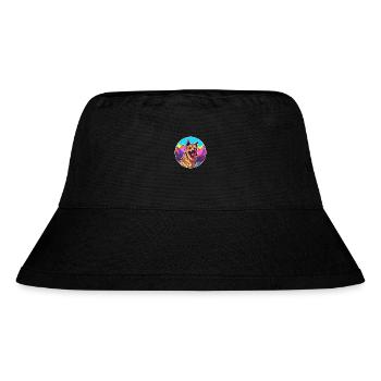 Belgian Shepherd Laekenois Dog Breed Cartoon Kawai - Stanley/Stella Recycled Bucket Hat - black - Front