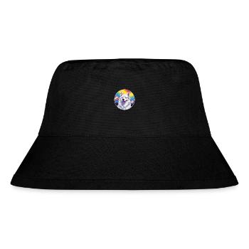 Berger Blanc Suisse Dog Breed Cartoon Kawaii Water - Stanley/Stella Recycled Bucket Hat - black - Front