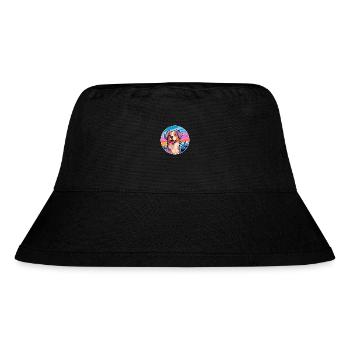 Australian Shepherd Dog Breed Cartoon Kawaii Water - Stanley/Stella Recycled Bucket Hat - black - Front