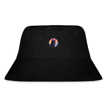 Groenendael Belgischer Schäferhund Rasse Cartoon Kaw - Stanley/Stella recycelter Bucket Hat - Schwarz - Vorne