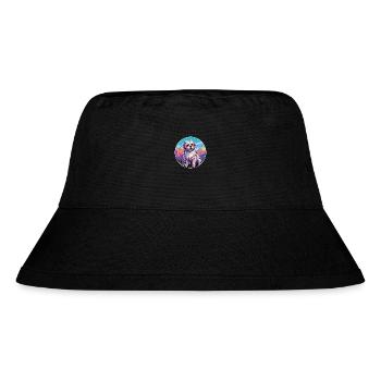 Dandie Dinmont Terrier Dog Breed Cartoon Kawaii Wa - Stanley/Stella Recycled Bucket Hat - black - Front