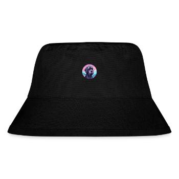 Giant Schnauzer Dog Breed Cartoon Kawaii Watercolo - Stanley/Stella Recycled Bucket Hat - black - Front