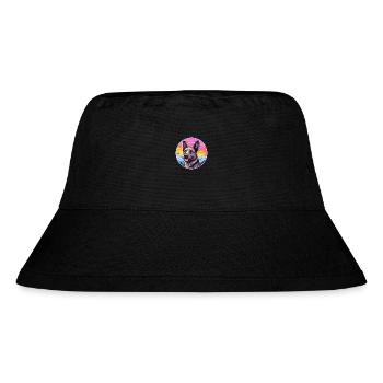 Dutch Shepherd Dog Breed Cartoon Kawaii Watercolor - Stanley/Stella Recycled Bucket Hat - black - Front