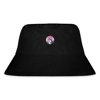Ostsibirische Laika-Hunderasse Karikatur Kawaii-Wasser - Stanley/Stella recycelter Bucket Hat - Schwarz - Vorne