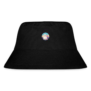 Britische Falte Kurzhaar Katze Bunte Karikatur Wasserc - Stanley/Stella recycelter Bucket Hat - Schwarz - Vorne