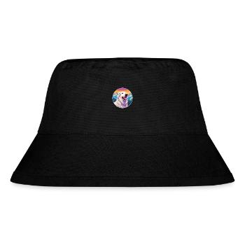 Maremma Sheepdog Dog Breed Cartoon Kawaii Watercol - Stanley/Stella Recycled Bucket Hat - black - Front