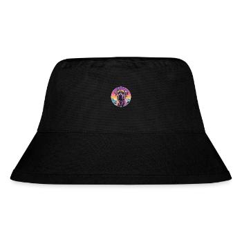 Perro de Presa Canario Hunderasse Cartoon Kawaii Wa - Stanley/Stella recycelter Bucket Hat - Schwarz - Vorne