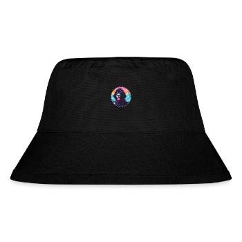 Portuguese Water Dog Breed Cartoon Kawaii Watercol - Stanley/Stella Recycled Bucket Hat - black - Front