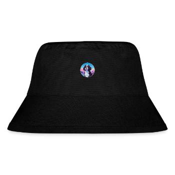 Stabyhoun Stabij Dog Breed Cartoon Kawaii Watercol - Stanley/Stella Recycled Bucket Hat - black - Front