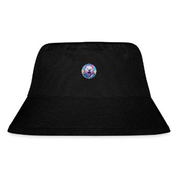 Bär Aquarell Karikatur Kawaii Haustier Tier Bunt - Stanley/Stella recycelter Bucket Hat - Schwarz - Vorne