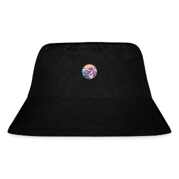 Dinosaur Watercolor Cartoon Kawaii Pet Animal Colo - Stanley/Stella Recycled Bucket Hat - black - Front