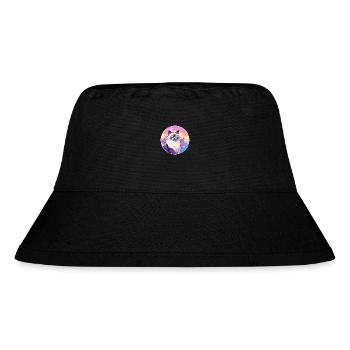 Birma Heilige Katze Bunte Karikatur Aquarell Illu - Stanley/Stella recycelter Bucket Hat - Schwarz - Vorne