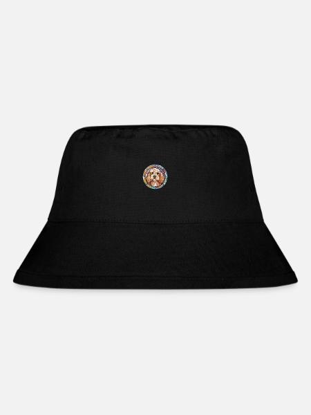 Cockapoo Dog Breed Stained Glass Colorful Watercol - Stanley/Stella Recycled Bucket Hat - black